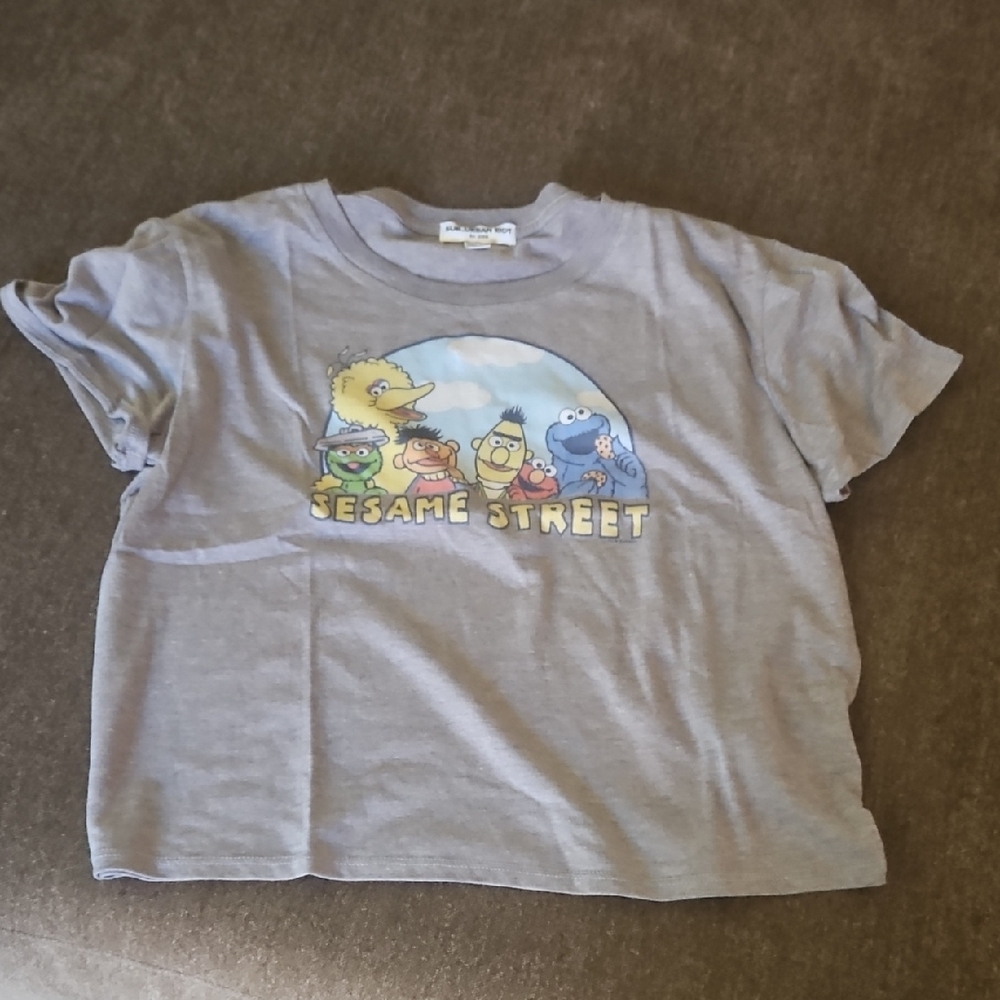 Sub_Urban Riot Sesame Street Gray Kids T-Shirt